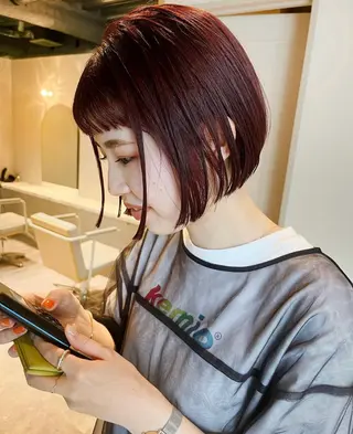 ショート カラー warme𓂂𓂃 fukaのヘアスタイル
