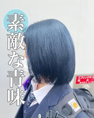 ショート カラー 佐伯 蓮のヘアスタイル