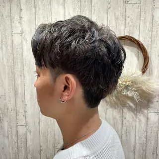 ショート カラー メンズ ツイスパ/メンズ特化 🦋𝑺𝑶𝑵𝑬のヘアスタイル