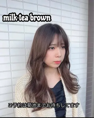 ロング uti所属・菊池 幹のヘアスタイル