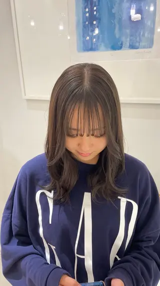 ロング Agnos青山所属・鈴木 里奈のヘアスタイル