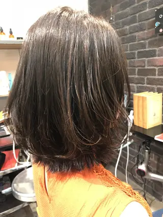 ミディアム lit hair ハヅキのヘアスタイル
