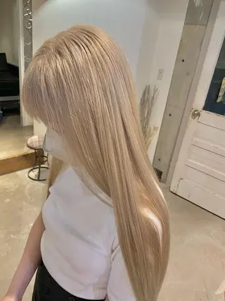 ロング カラー 似合わせカラーパーマ 🌿kitin米川のヘアスタイル