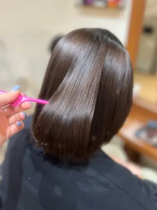 ミディアム misaki/透明感 カラー/尼崎美容室のヘアスタイル