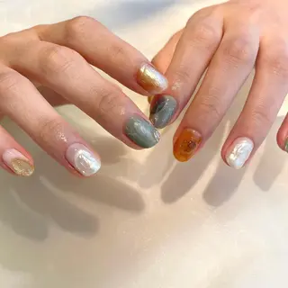 ネイル 新井 ひなののネイルデザイン