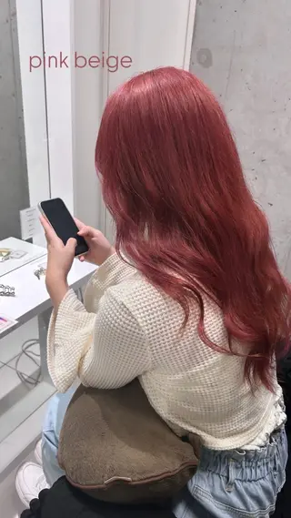 ロング カラー shizuna/平尾 /カラー/髪質改善のヘアスタイル