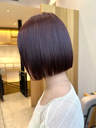 ショート sea by luvismけやき通り2号店所属・ボブ/ショート/ 縮毛矯正/岸本恭明のヘアスタイル