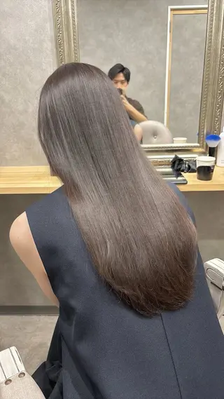 ロング カラー FUJINO RYOのヘアスタイル