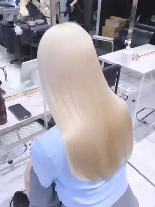 ロング カラー パーマ ヘアアレンジ メンズ キッズ ネイル マツエク・マツパ アイブロウ ハイトーンNo.1 👩🏼NaGiSaのヘアスタイル