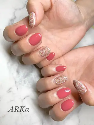 ミディアム ネイル Nailsalon ARKαのネイルデザイン