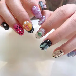 ネイル 新井 ひなののネイルデザイン