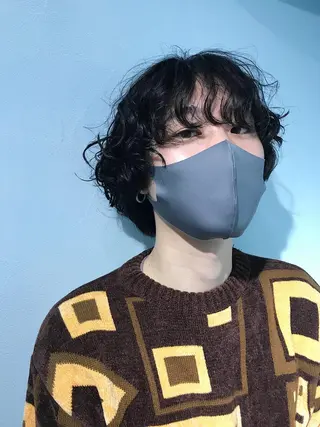 ミディアム パーマ メンズ 🧸ミルクティー🧸 kousei🧸のヘアスタイル