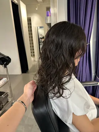 ミディアム パーマ お悩み解決パーマ hana🩰のヘアスタイル