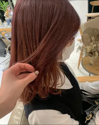 カラー ラベンダー/レイヤー スタイル🤎mamiのヘアスタイル