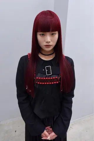 ロング 表参道ハイトーン 韓国ヘア長田雄希のヘアスタイル