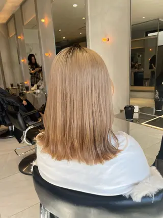 ミディアム カラー ヘアアレンジ 艶髪/レイヤーカット 🐣misakiのヘアスタイル