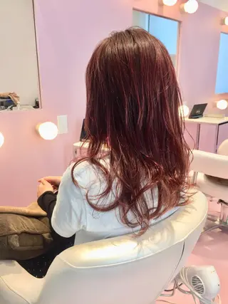 セミロング 所渉/韓国レイヤー /ウルフカットのヘアスタイル