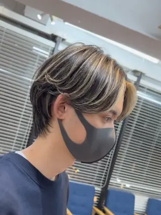 カラー メンズ メンズ/メッシュ ‪‪/セット/aoiのヘアスタイル