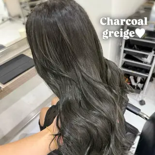 ロング yuuka 🖤韓国ヘア🖤のヘアスタイル