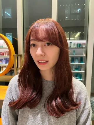 カラー hair lounge anrio所属・アンリオ 屋宜　輝のヘアスタイル