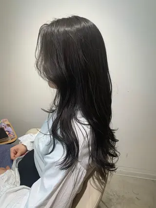 ロング 🍃marina🍃 韓国ヘア/Aujuaのヘアスタイル