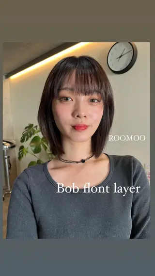 ミディアム レイヤーカット\ウル フ　chinatsuのヘアスタイル