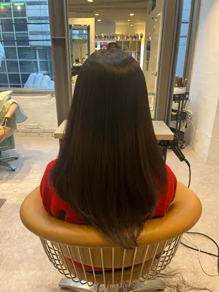 ロング うしだ かおるのヘアスタイル