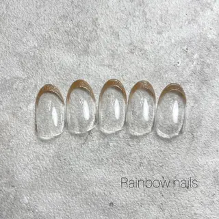 ネイル Rainbow nailsくろちゃんのネイルデザイン