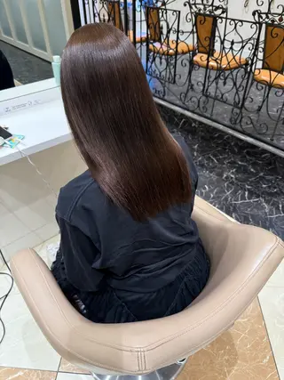 セミロング カラー 髪質改善カラー/店長 宮内秀峰のヘアスタイル