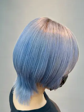 ミディアム カラー 《髪質改善 UN BLEACH》のヘアスタイル