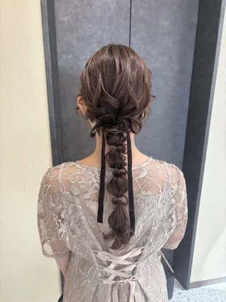 ヘアアレンジ Mila hinaのヘアスタイル