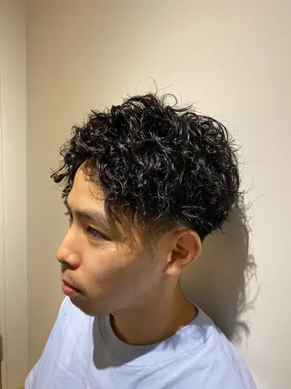 パーマ メンズ メンズブリーチカラー /パーマ ごーた立川のヘアスタイル