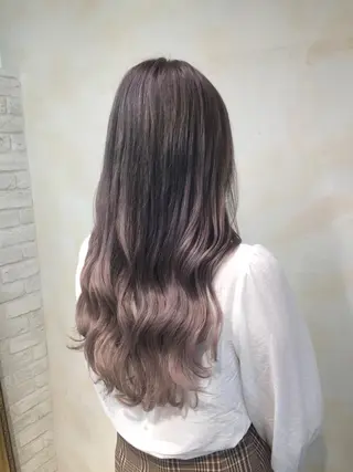 ロング ブリーチ🔥ベージュ /グレー/daikiのヘアスタイル