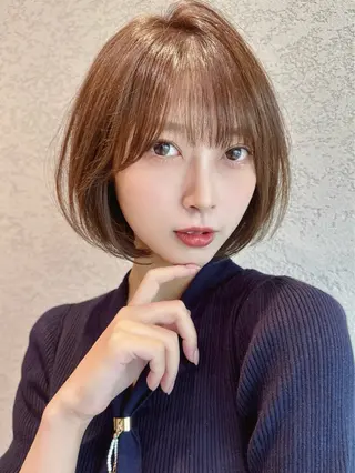 ショート カラー レイヤー❣️縮毛矯正 川村利幸のヘアスタイル