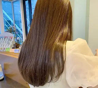 ロング Cote所属・大島桃花 / 表参道 透明感カラーのヘアスタイル