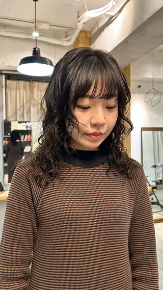 パーマ じゅわっと暖色カラー 🍊Moemiのヘアスタイル