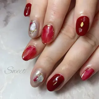 ネイル sweet 仲野陽子のネイルデザイン