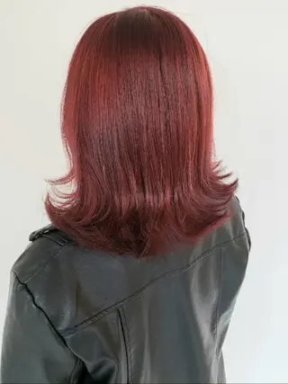 セミロング カラー ヘアアレンジ 成瀬 弘光のヘアスタイル