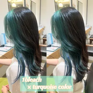 ロング カラー Kana 🍋 ハイトーン【高円寺】のヘアスタイル