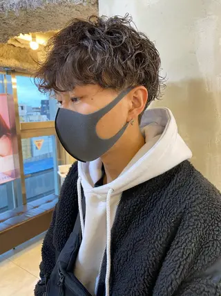 パーマ メンズ 菅原 英 /メンズカットのヘアスタイル