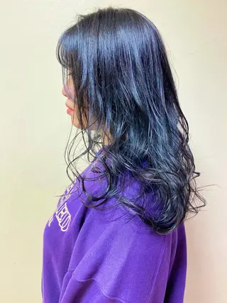 ロング カラー hair &eye LAWE.店長のヘアスタイル