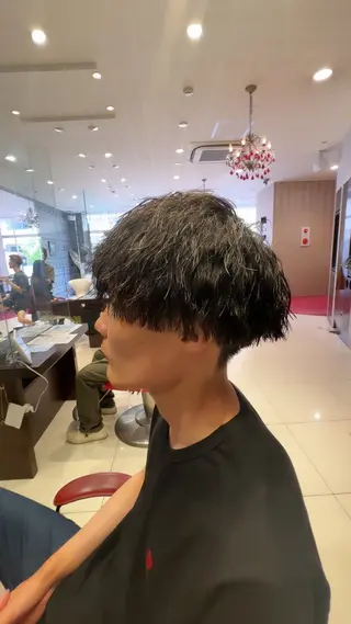 パーマ 益野 凌のヘアスタイル