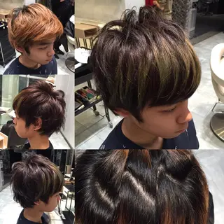 ショート カラー メンズ Re:ta KANZOのヘアスタイル