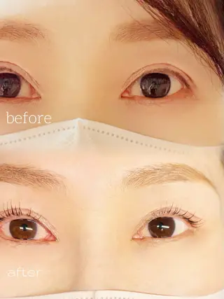 マツエク・マツパ 《目元分析》 似合うまつ毛提案の眉毛・アイブロウイメージ