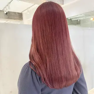 ロング カラー カジュアルを女っぽく 𝗮𝘆𝗮𝗰𝗼のヘアスタイル