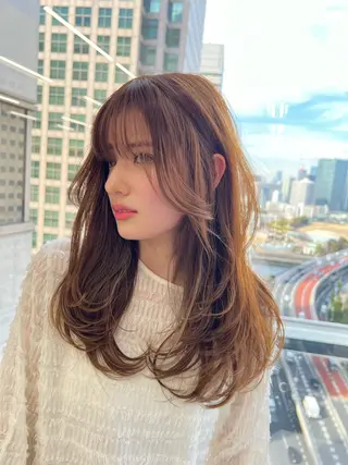セミロング 高山 滉太のヘアスタイル
