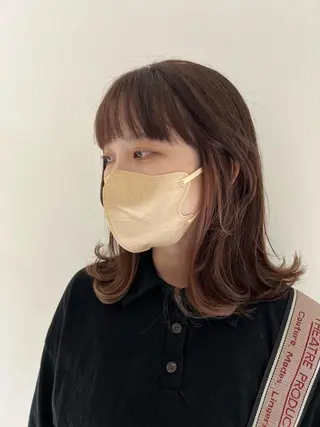 ミディアム カラー 柳澤 和也のヘアスタイル