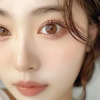 マツエク・マツパ 艶髪カラー💙ྀི/ アイ兼任👀/ミナルのマツエク・マツパデザイン