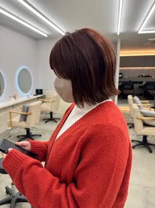 ショート カラー ボブ美容師💛 AYUMIのヘアスタイル