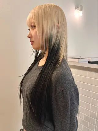 ロング カラー デザイン/レイヤー Kaito🐩/栄のヘアスタイル